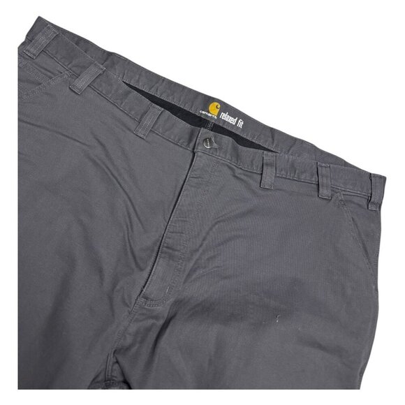 CARHARTT Relaxed Fit Lined Winter Work Casual Grey Pants Mens 48x32 - Picture 5 of 7